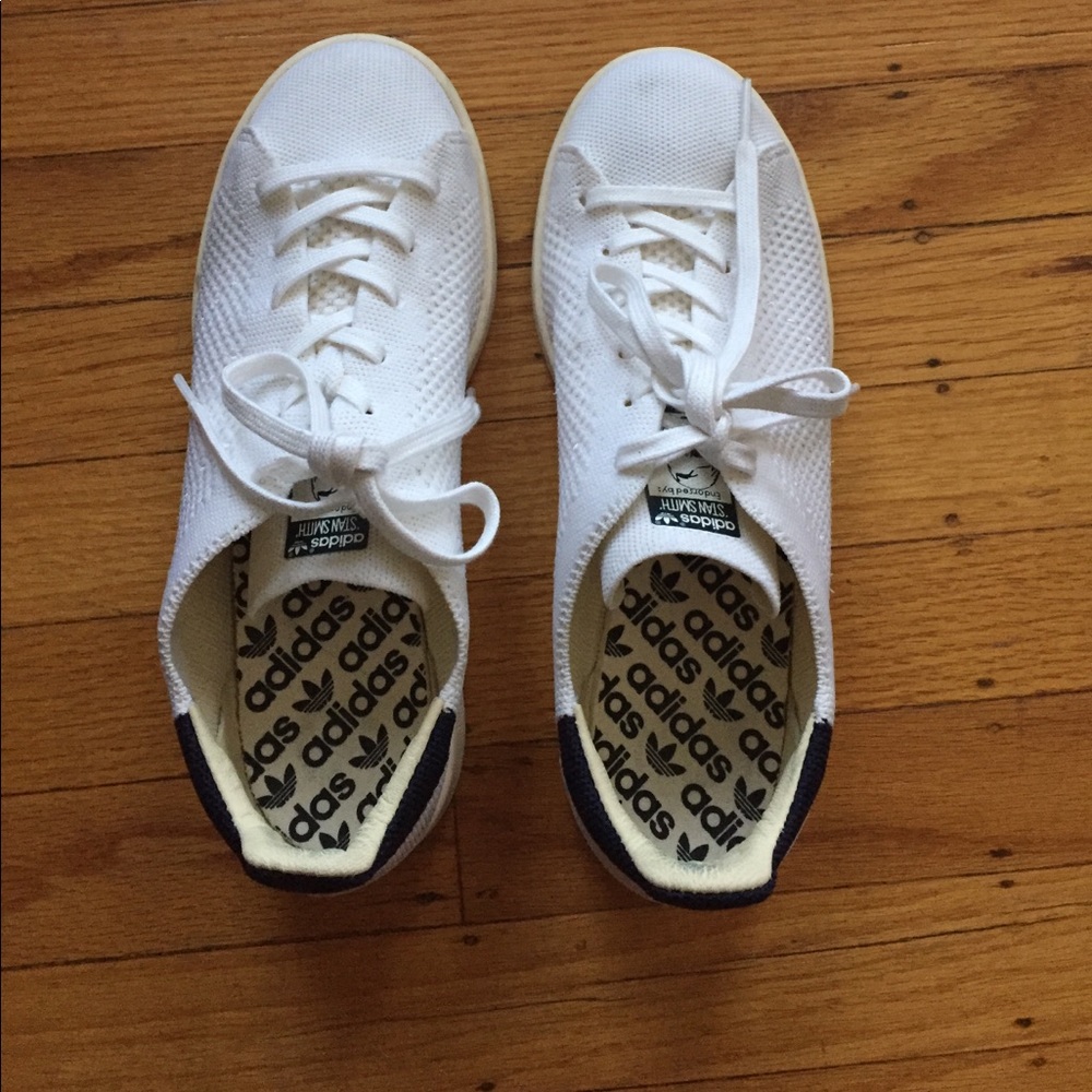 adidas Stan Smith knit Sneakers White $110